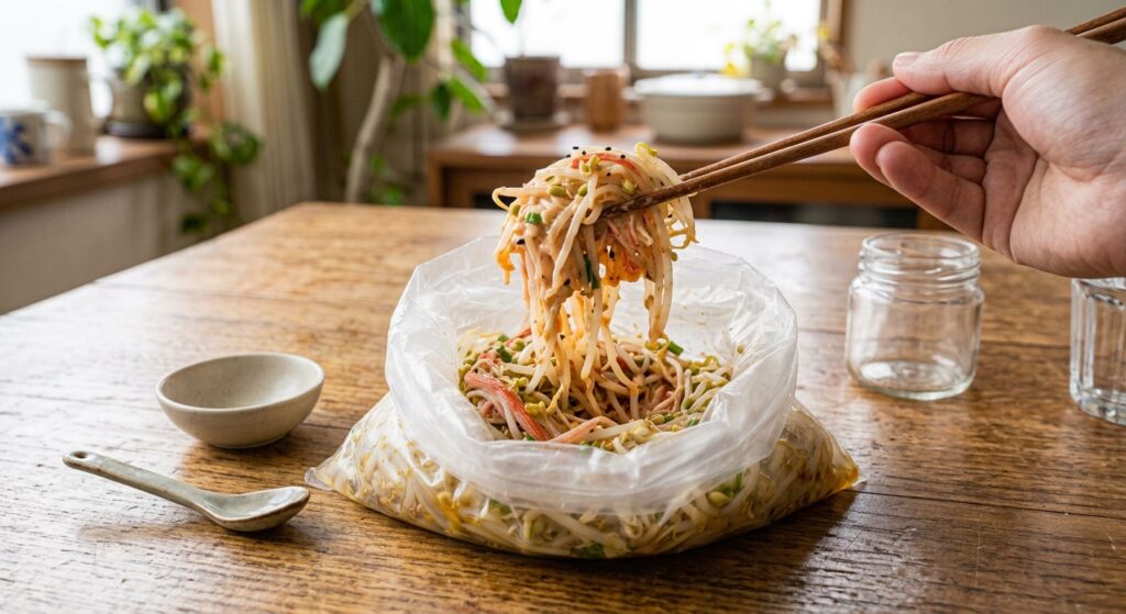 濃厚コク旨！「もやしのクリーミー濃厚キムチマヨ」