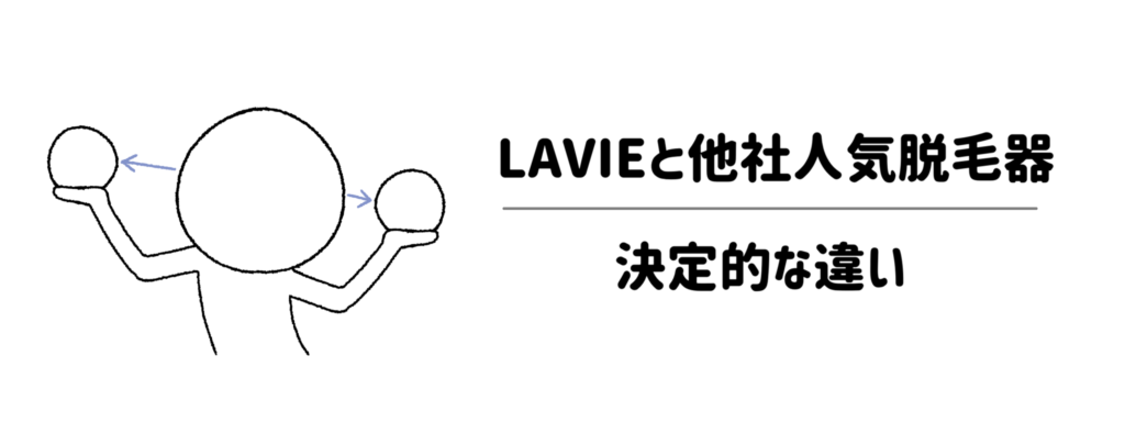 パワーと手間のバランスで比較！LAVIEと他社人気脱毛器の決定的な違い