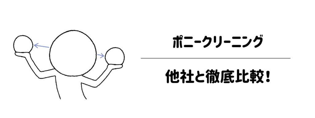 ポニークリーニングと他社を徹底比較!どちらが自分に合っている?