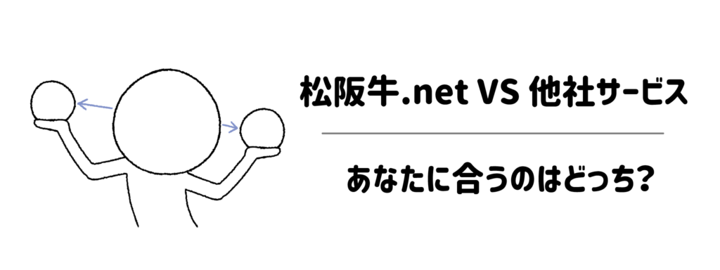松阪牛.net VS 他社サービス!あなたに合うのはどっち?