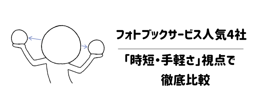人気4社を「時短・手軽さ」視点で徹底比較
