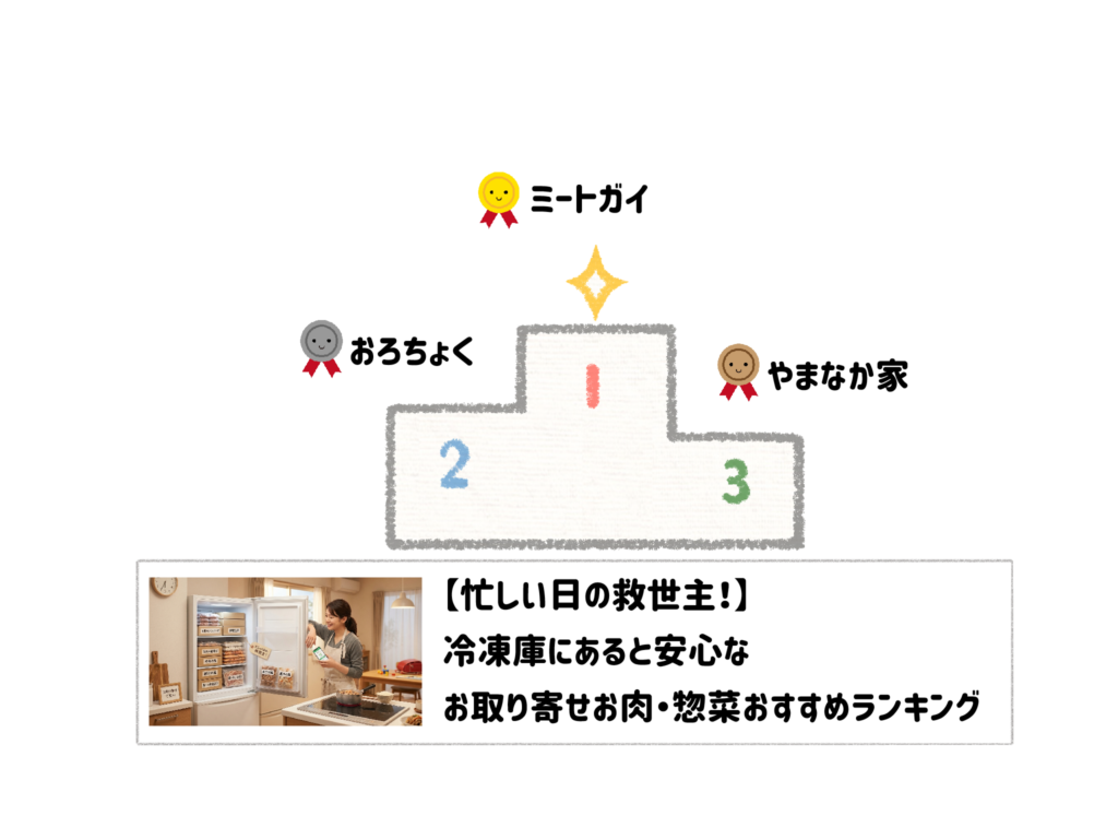 【忙しい日の救世主！】冷凍庫にあると安心なお取り寄せお肉・惣菜おすすめランキング｜毎日の食卓をラクにする絶品ストック